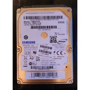 Samsung Spinpoint HM321HI 320GB Internal 5400RPM 2.5" (HM321HI) HDD